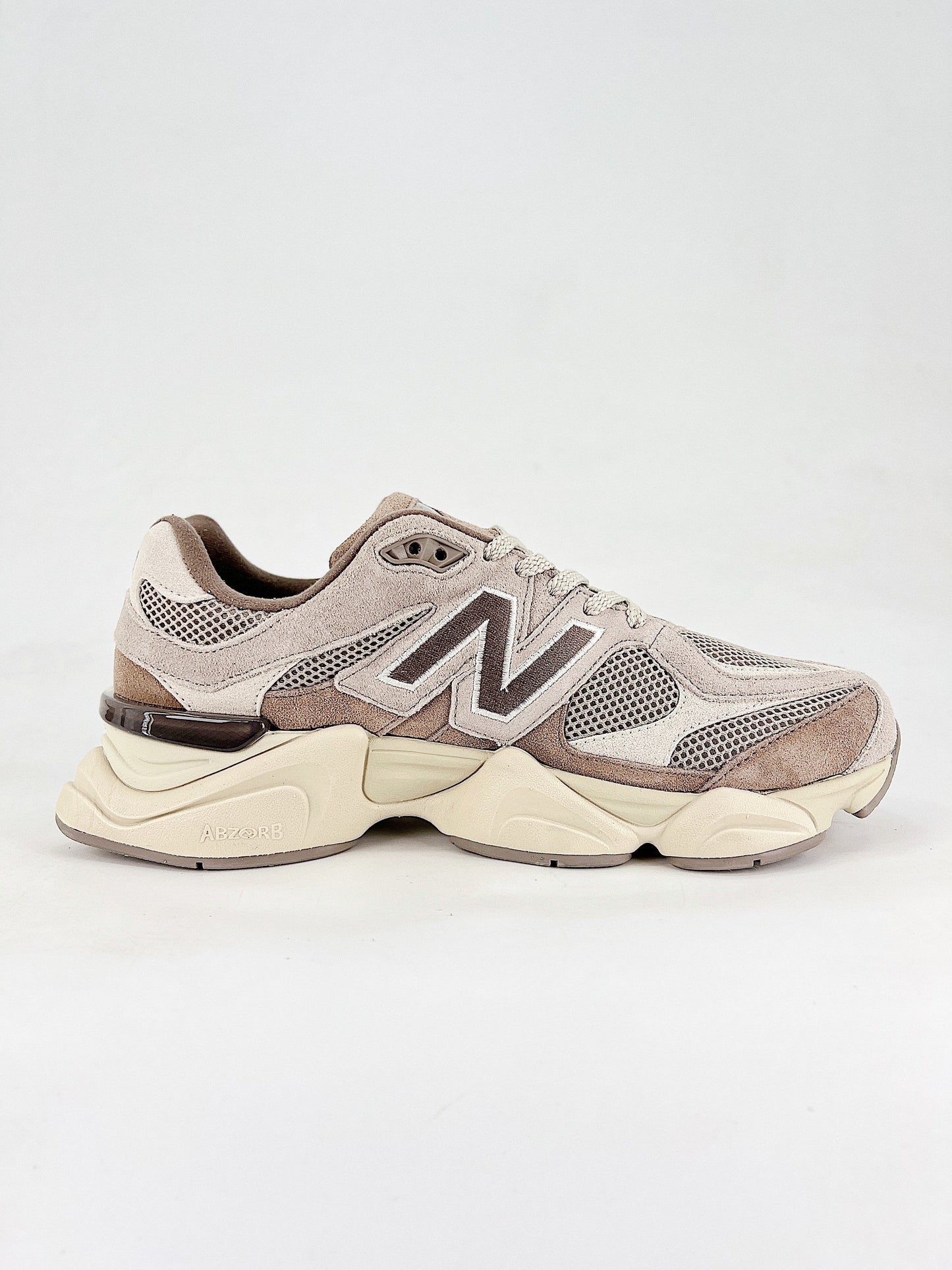 New Balance 9060 in the "Mushroom Arid Stone"