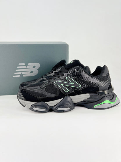 New Balance 9060 in Black Grey Green