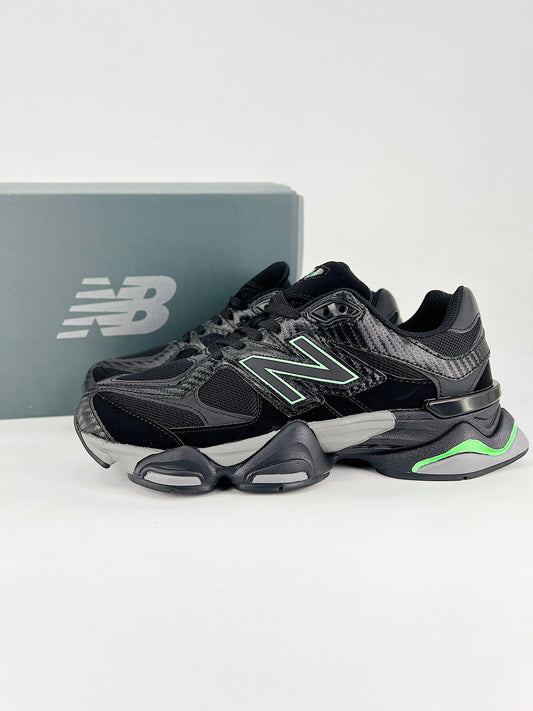 New Balance 9060 in Black Grey Green