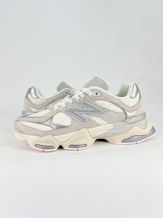 New Balance 9060 sneakers, featuring a retro-futuristic design inspired by archival models like the 990 serie
