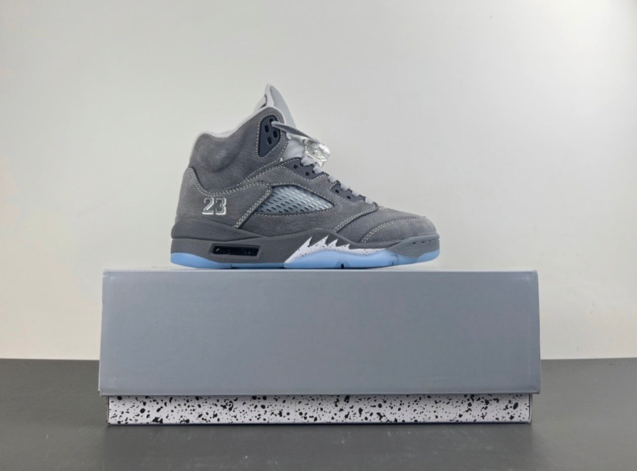 Air Jordan 5 Retro in the "Wolf Grey" colorway