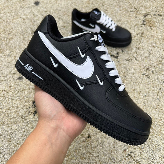 Nike Air Force 1 '07 LV8 Utility sneakers in black and white