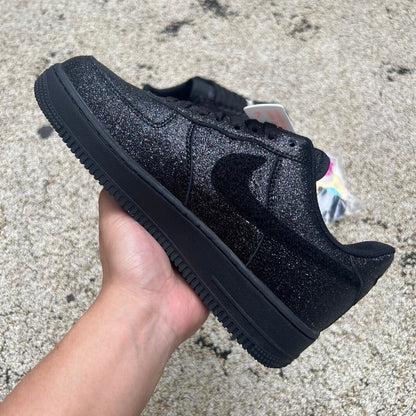 Nike Air Force 1 Low Glitter sneakers in black