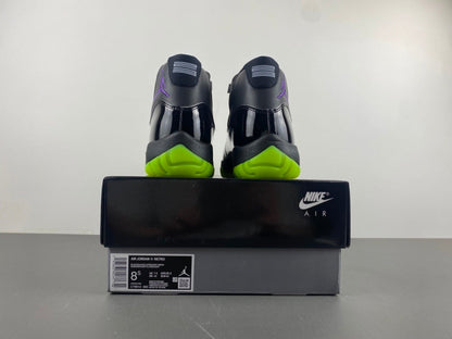 Nike Air Jordan 11 Retro in the "Black/Barely Volt" colorway
