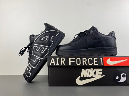 Nike Air Force 1 Low Cactus Plant Flea Market Premium in black tumbled leather