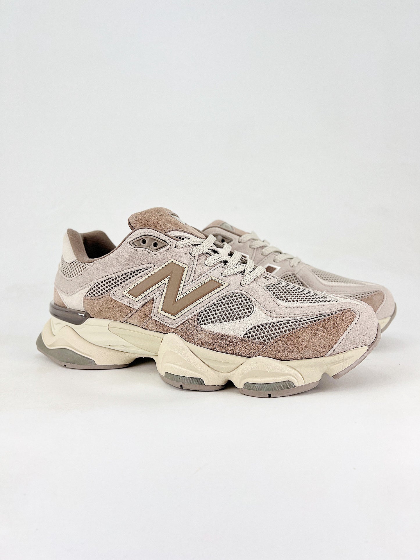 New Balance 9060 in the "Mushroom Arid Stone"