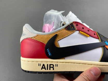 Off-White x Travis Scott x Union LA Air Jordan 1 Low sneakers