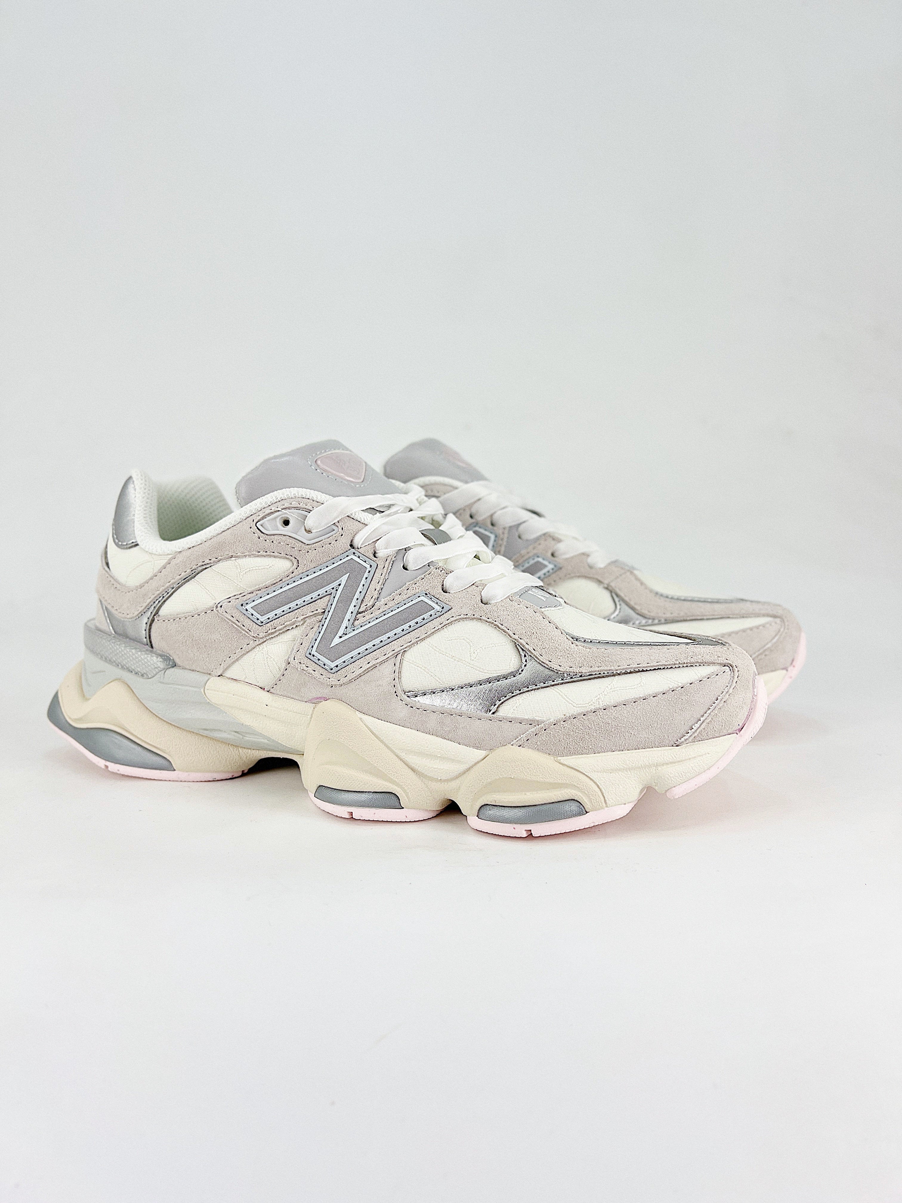 New Balance 9060 sneakers, featuring a retro-futuristic design inspired by archival models like the 990 serie