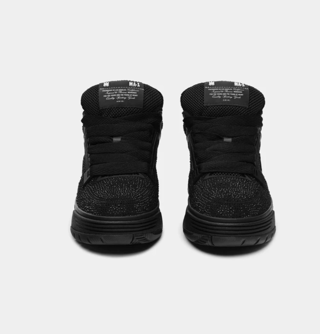 Amiri Crystal MA-1 Black