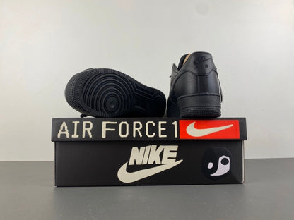 Nike Air Force 1 Low Cactus Plant Flea Market Premium in black tumbled leather