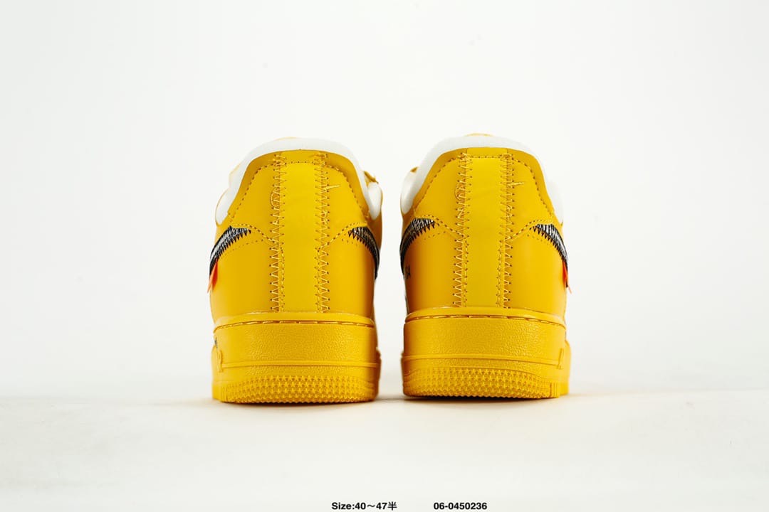 Nike Air Force 1 Low Off-White University Gold Metallic Silver
