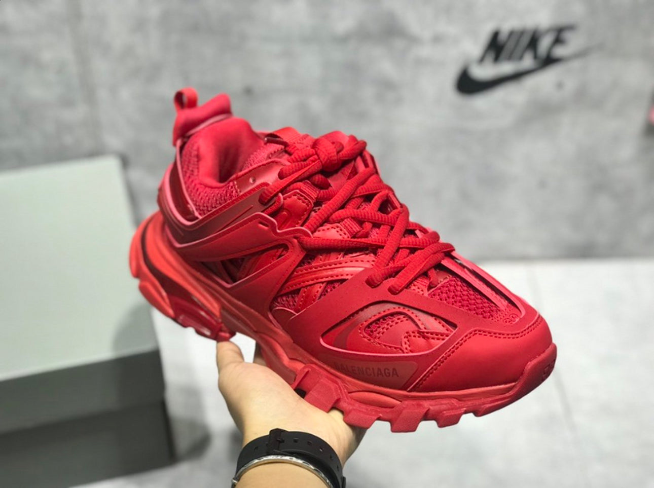 Balenciaga Track Sneaker Red