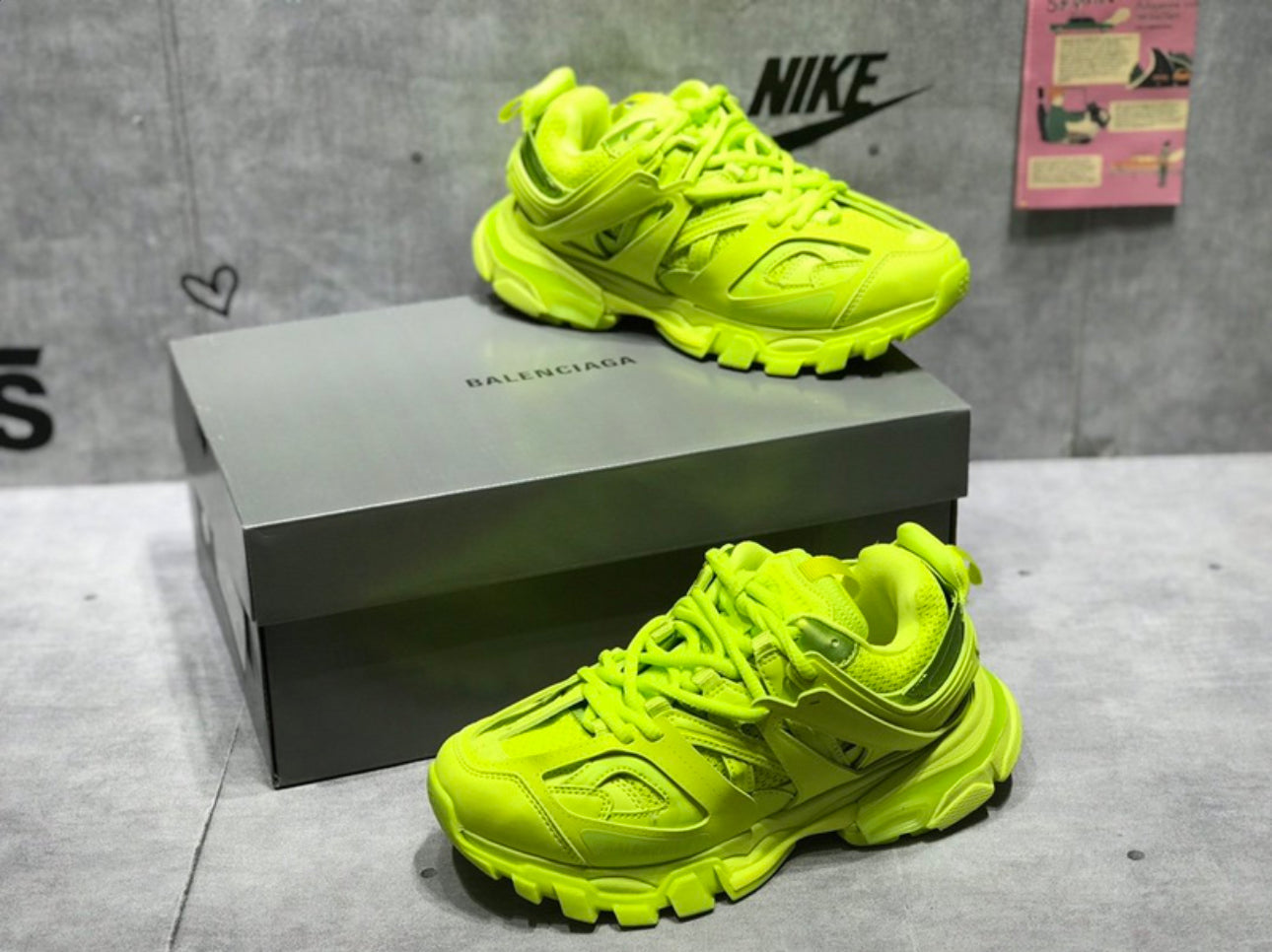 Balenciaga Track Sneaker Green