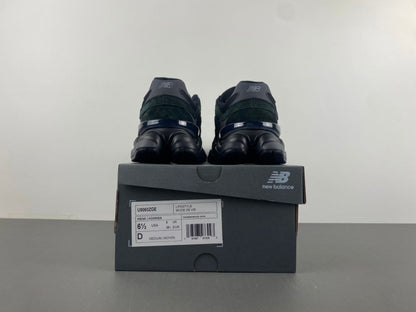 New Balance 9060 "Black Cat" (U9060ZGE) sneakers in black suede and mesh