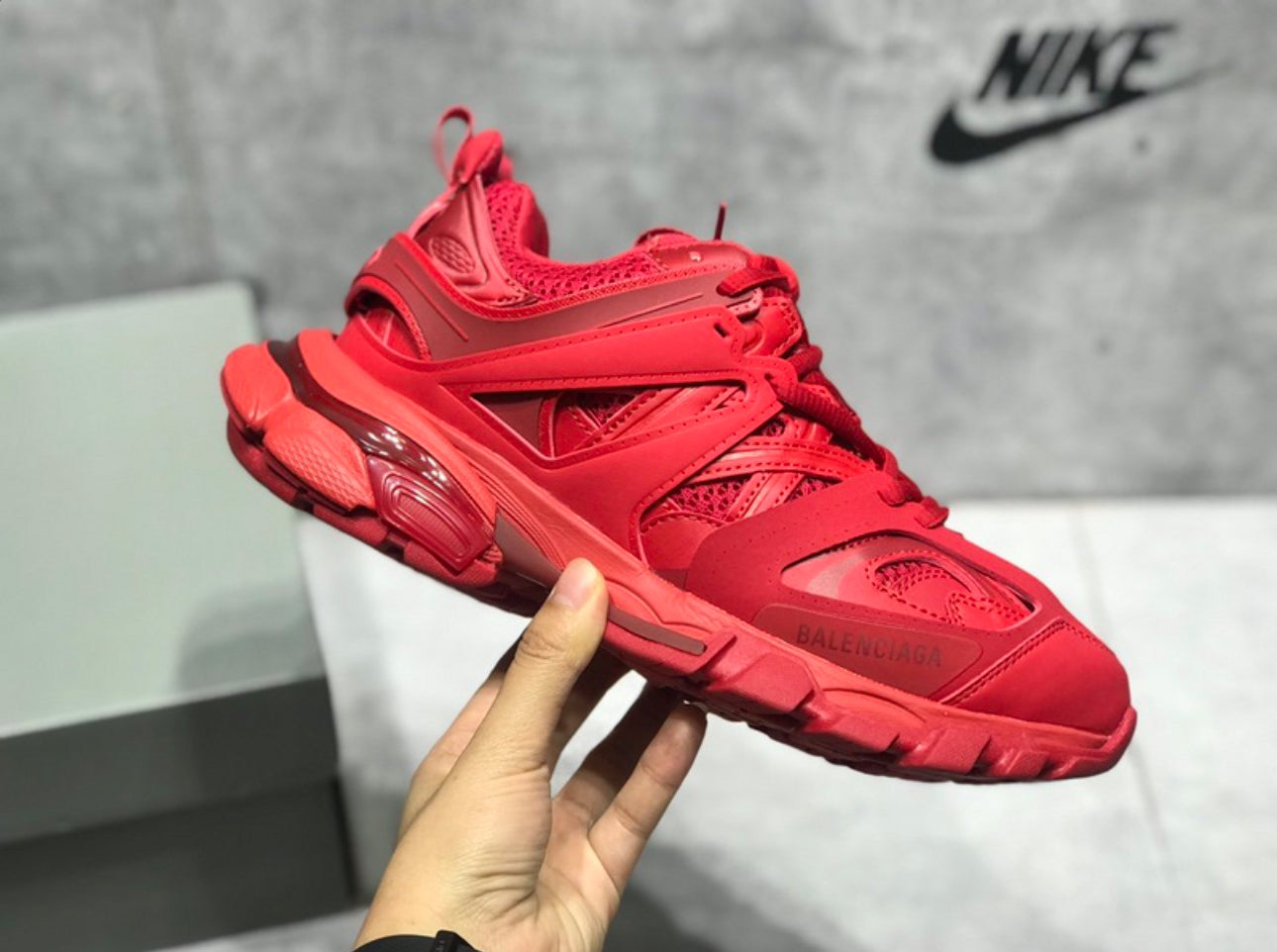 Balenciaga Track Sneaker Red