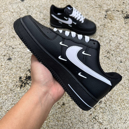 Nike Air Force 1 '07 LV8 Utility sneakers in black and white