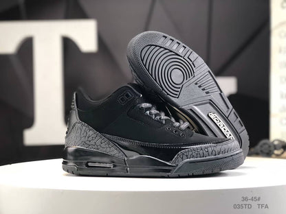 Jordan 3 Retro "Black Cat" Men's Shoe