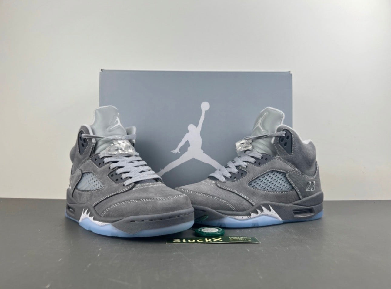 Air Jordan 5 Retro in the "Wolf Grey" colorway